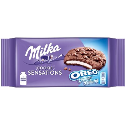Milka Cookie Sensations Oreo 156 gram Milka Cookie Sensations Oreo 156 gram