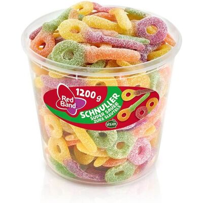 Red Band Fruchtgummi Schnuller supersauer - 1200 g Red Band Fruchtgummi Schnuller supersauer - 1200 g