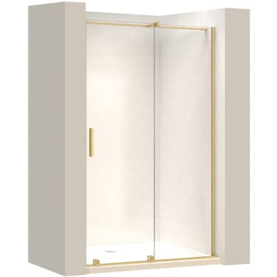 Douchedeur Rea Montana 140 Brush Gold + Profiel - Goudkleurig Douchedeur Rea Montana 140 Brush Gold + Profiel - Goudkleurig