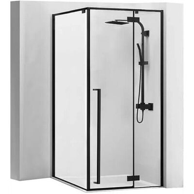 Douchecabine Rea Fargo 90X90 Black - Zwart Douchecabine Rea Fargo 90X90 Black - Zwart