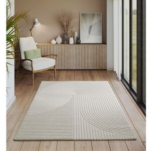 the carpet Vloerkleed Everest Modern 3D Hoog-Laag - Crème - 240 x 340 cm - Crème the carpet Vloerkleed Everest Modern 3D Hoog-Laag - Crème - 240 x 340 cm - Crème