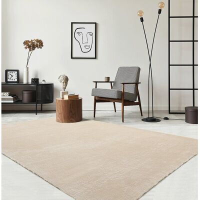 the carpet Tapijt kortpolig wasbaar antislip - Beige - 240 x 340 cm - RELAX - Beige the carpet Tapijt kortpolig wasbaar antislip - Beige - 240 x 340 cm - RELAX - Beige