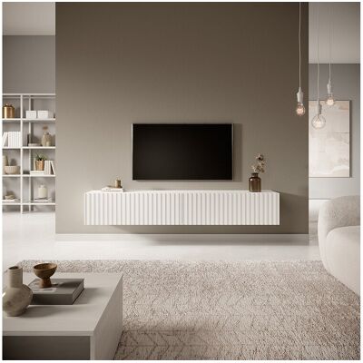 SELSEY TV-meubel 175 cm - wit - TELIRE - Wit SELSEY TV-meubel 175 cm - wit - TELIRE - Wit