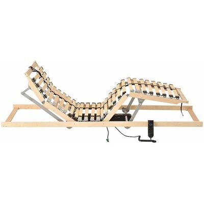 vidaxl Lattenbodem met 28 latten 7 zones elektrisch 90x200 cm - Natuurlijk licht vidaxl Lattenbodem met 28 latten 7 zones elektrisch 90x200 cm - Natuurlijk licht