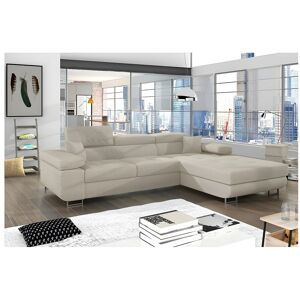 Venesetti Hoekbank van luxe corduroy fluweel met opbergruimte ARMEL, 5 zitplaatsen, beige - Beige Venesetti Hoekbank van luxe corduroy fluweel met opbergruimte ARMEL, 5 zitplaatsen, beige - Beige