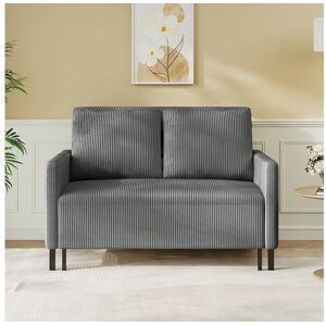 DripeX 2-zits slaapbank, converteerbare fauteuil fauteuil bed 170 cm, voor studio woonkamer logeerkamer - Grijs DripeX 2-zits slaapbank, converteerbare fauteuil fauteuil bed 170 cm, voor studio woonkamer logeerkamer - Grijs