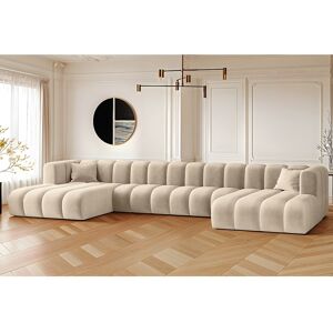 Hoekbank U-van Sofa Grand U XL modulaire stof Salvador Beige - Beige Hoekbank U-van Sofa Grand U XL modulaire stof Salvador Beige - Beige
