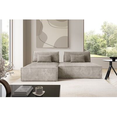 Modulaire hoekbankbed LUCCA Beige - Crème Modulaire hoekbankbed LUCCA Beige - Crème