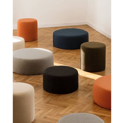 noo.ma vierkante zitzak Evening Blue 70x70x25 cm, polyester, modern minimalistisch - Blauw noo.ma vierkante zitzak Evening Blue 70x70x25 cm, polyester, modern minimalistisch - Blauw