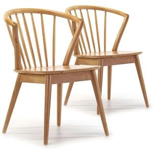 VS Venta-stock Set van 2 stoelen Mura Kleur Eiken, Massief Hout, 55 x 58,5 x 84 cm - Natuurlijk licht VS Venta-stock Set van 2 stoelen Mura Kleur Eiken, Massief Hout, 55 x 58,5 x 84 cm - Natuurlijk licht