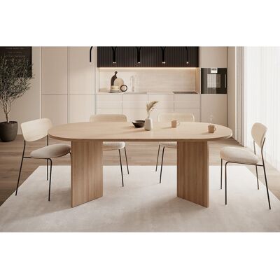 SELSEY Tafel - Lindberg Eiken - OVO - Bruin SELSEY Tafel - Lindberg Eiken - OVO - Bruin