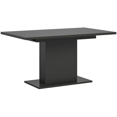 ebuy24 Motion eetkamertafel zuilpoot 90x150/190cm incl. 1 verlengblad grijs. - Grijs ebuy24 Motion eetkamertafel zuilpoot 90x150/190cm incl. 1 verlengblad grijs. - Grijs