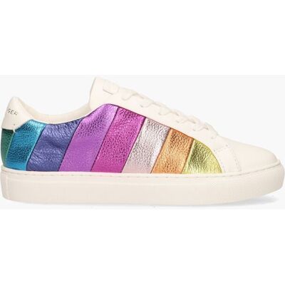 Kurt Geiger Lane Stripe Wit/Multicolor female Kurt Geiger Lane Stripe Wit/Multicolor female
