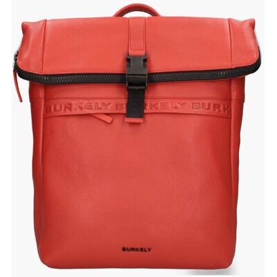 Burkely Minimal Mason Rolltop Backpack Rood ONE male Burkely Minimal Mason Rolltop Backpack Rood ONE male