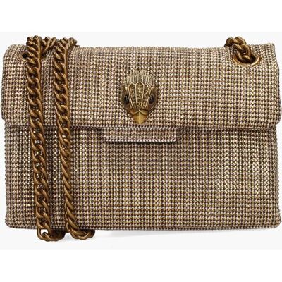Kurt Geiger Mini Fabric Kensington Bruin/Brons female Kurt Geiger Mini Fabric Kensington Bruin/Brons female