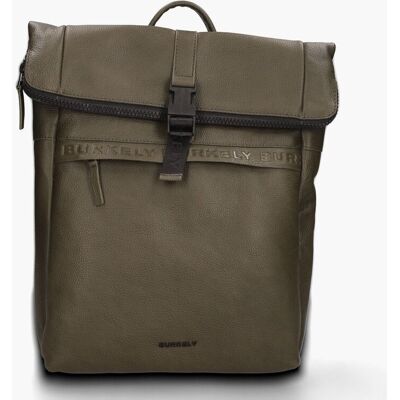 Burkely Minimal Mason Rolltop Backpack Groen male Burkely Minimal Mason Rolltop Backpack Groen male