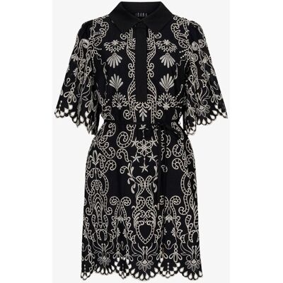 IBANA Danya Zwart/Off-White jurk 36 female IBANA Danya Zwart/Off-White jurk 36 female