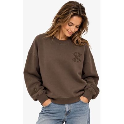 Aquila Sourcing Office Alma Bruin sweater XL female Aquila Sourcing Office Alma Bruin sweater XL female