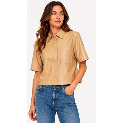Goosecraft Bodie Lichtbruin blouse L female Goosecraft Bodie Lichtbruin blouse L female