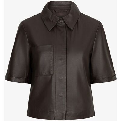 Goosecraft Bodie Donkerbruin blouse S female Goosecraft Bodie Donkerbruin blouse S female