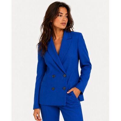 Goosecraft Foxy 1-A Kobaltblauw blazer female Goosecraft Foxy 1-A Kobaltblauw blazer female