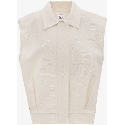 Lune Active Lune Moon Classic Sleeveless Jacket Off-White top XS female Lune Active Lune Moon Classic Sleeveless Jacket Off-White top XS female