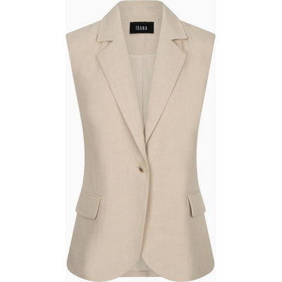 IBANA Tarika Beige gilet 36 female IBANA Tarika Beige gilet 36 female