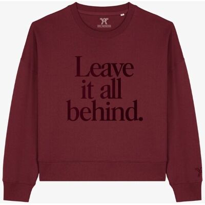 Aquila Leave It All Behind Bordeauxrood sweater L female Aquila Leave It All Behind Bordeauxrood sweater L female