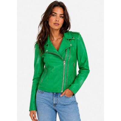 Goosecraft Biker 513 Groen jack female Goosecraft Biker 513 Groen jack female
