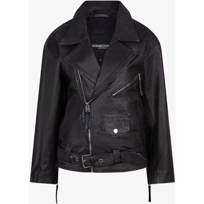 Goosecraft Pinner Biker 1-A Zwart jack female Goosecraft Pinner Biker 1-A Zwart jack female
