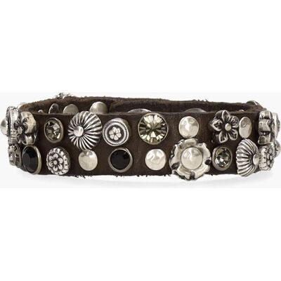 Campomaggi Cefalù Donkerbruin Armband unisex Campomaggi Cefalù Donkerbruin Armband unisex