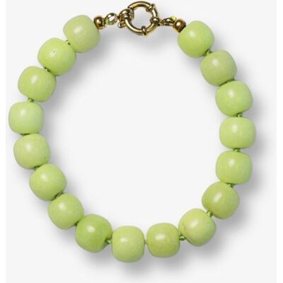 Bonnie Studios William Bracelet Limegroen Armband ONE female Bonnie Studios William Bracelet Limegroen Armband ONE female