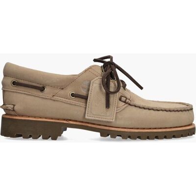 Timberland Mix Tape Authentic 3-Eye Boat Shoe Taupe 42 male Timberland Mix Tape Authentic 3-Eye Boat Shoe Taupe 42 male