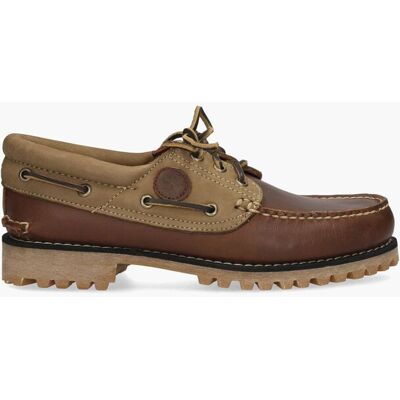 Timberland Authentics 3-Eye Classic Lug Boat Shoe Roodbruin 44.5 male Timberland Authentics 3-Eye Classic Lug Boat Shoe Roodbruin 44.5 male
