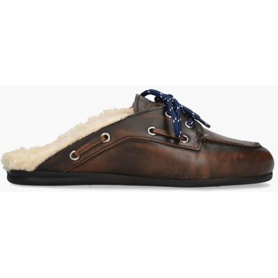 Posa Boat Mule Fur Donkerbruin female Posa Boat Mule Fur Donkerbruin female