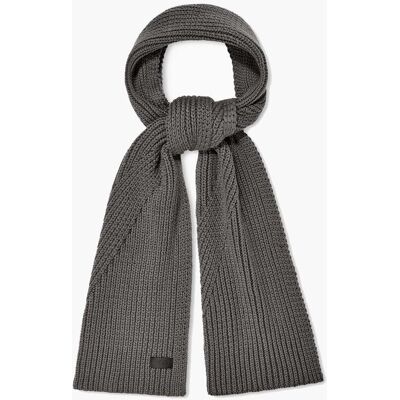 UGG Knit Diagonal Ribbed Scarf Grey unisex UGG Knit Diagonal Ribbed Scarf Grey unisex