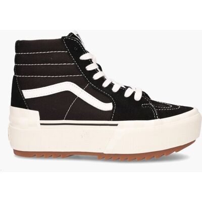 Vans SK8-Hi Stacked Suede Zwart female Vans SK8-Hi Stacked Suede Zwart female