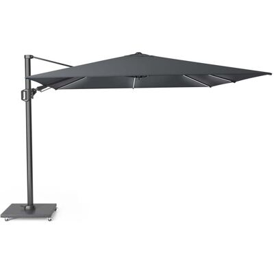 Platinum Challenger T² Glow zweefparasol 300x300cm antraciet Platinum Challenger T² Glow zweefparasol 300x300cm antraciet