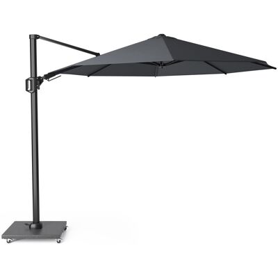 Platinum Challenger T² zweefparasol Ø350cm rond antraciet Platinum Challenger T² zweefparasol Ø350cm rond antraciet