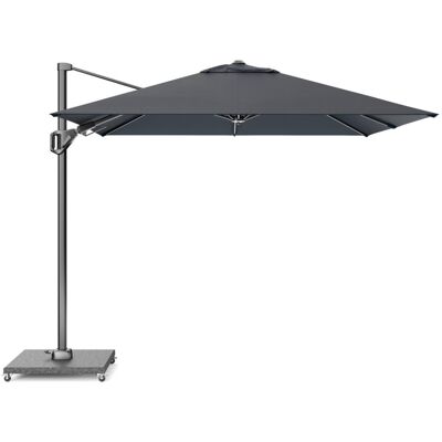 Platinum Voyager T² zweefparasol - premium doek 270x270cm Faded Black Platinum Voyager T² zweefparasol - premium doek 270x270cm Faded Black