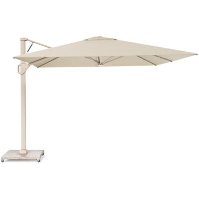 Platinum Beaufort zweefparasol - premium doek 320x320cm Champagne/Sandstone Platinum Beaufort zweefparasol - premium doek 320x320cm Champagne/Sandstone