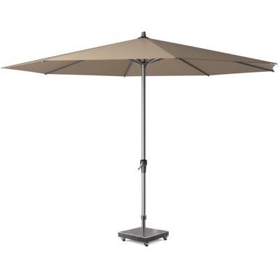 Platinum Riva stokparasol taupe Ø350cm rond Platinum Riva stokparasol taupe Ø350cm rond