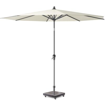 Platinum Riva stokparasol ecru Ø300cm rond Platinum Riva stokparasol ecru Ø300cm rond