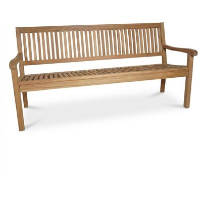 BUITEN living Malmo 3-zits tuinbank teakhout Natural Teak 180cm BUITEN living Malmo 3-zits tuinbank teakhout Natural Teak 180cm