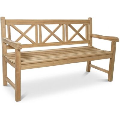 BUITEN living Lissabon 3-zits tuinbank teakhout Natural Teak 150cm BUITEN living Lissabon 3-zits tuinbank teakhout Natural Teak 150cm