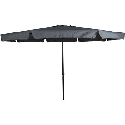 Madison Rhodos stokparasol Ø350cm grijs Madison Rhodos stokparasol Ø350cm grijs