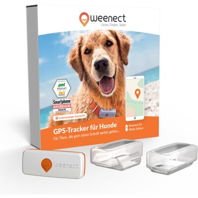 Weenect huisdier GPS tracker XS voor honden, wit Weenect huisdier GPS tracker XS voor honden, wit