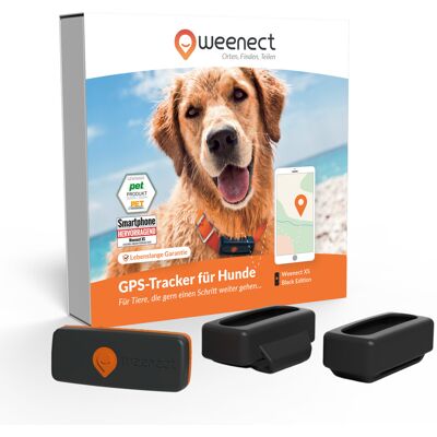 Weenect Huisdier GPS Tracker XS voor honden, zwart Weenect Huisdier GPS Tracker XS voor honden, zwart