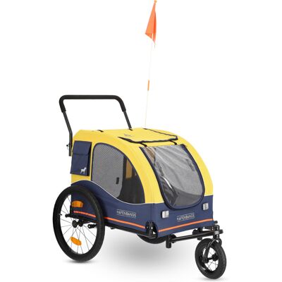 HAFENBANDE Hondenfietskar Cabby L incl. 2 Koppelingen L155 x B74 x H103cm tot 45kg HAFENBANDE Hondenfietskar Cabby L incl. 2 Koppelingen L155 x B74 x H103cm tot 45kg