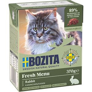 24x370g Stukjes in Gelei met Konijn Bozita Kattenvoer 24x370g Stukjes in Gelei met Konijn Bozita Kattenvoer